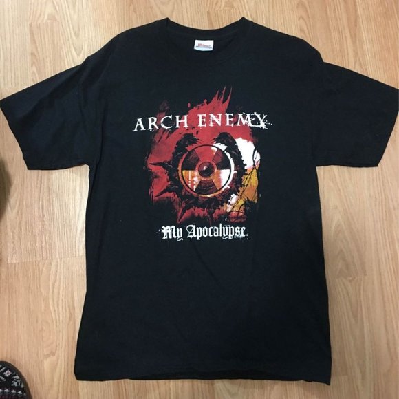 ARCH ENEMY - MY APOCALYPSE CONCERT TOUR T-SHIRT - Picture 1 of 2